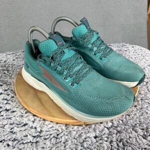 Altra Escalante 3 Running Shoes Women's 6.5 Teal Green Knit Lace Up ALOA7R71305